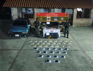 La Fanb incautó más de 20 kilos de marihuana en Táchira