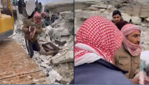 EN VIDEO: Mujer dio a luz entre los escombros tras poderoso terremoto en Siria