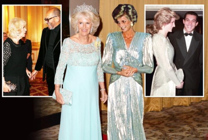 ¿Imitando o rindiendo homenaje? Camilla buscó al diseñador favorito de Diana para el vestido de la coronación