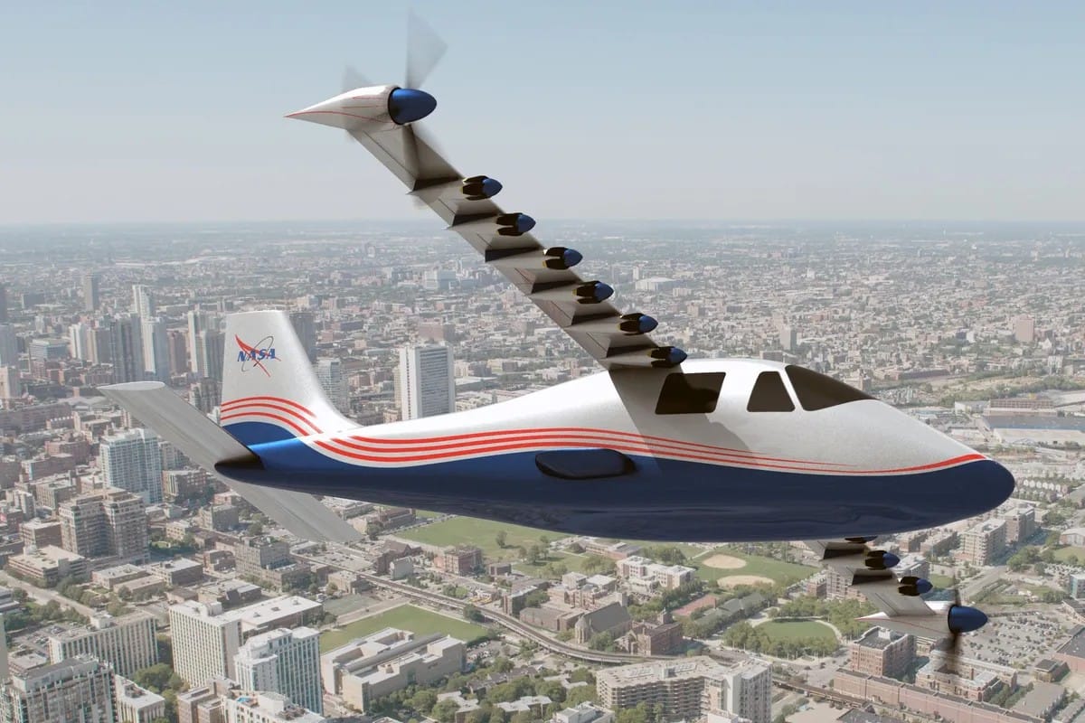 Cómo es el X-57 Maxwell, el revolucionario nuevo avión eléctrico de la Nasa