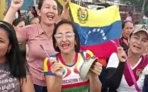 Cacerolearon al régimen de Maduro durante protesta de docentes en Socopó, Barinas