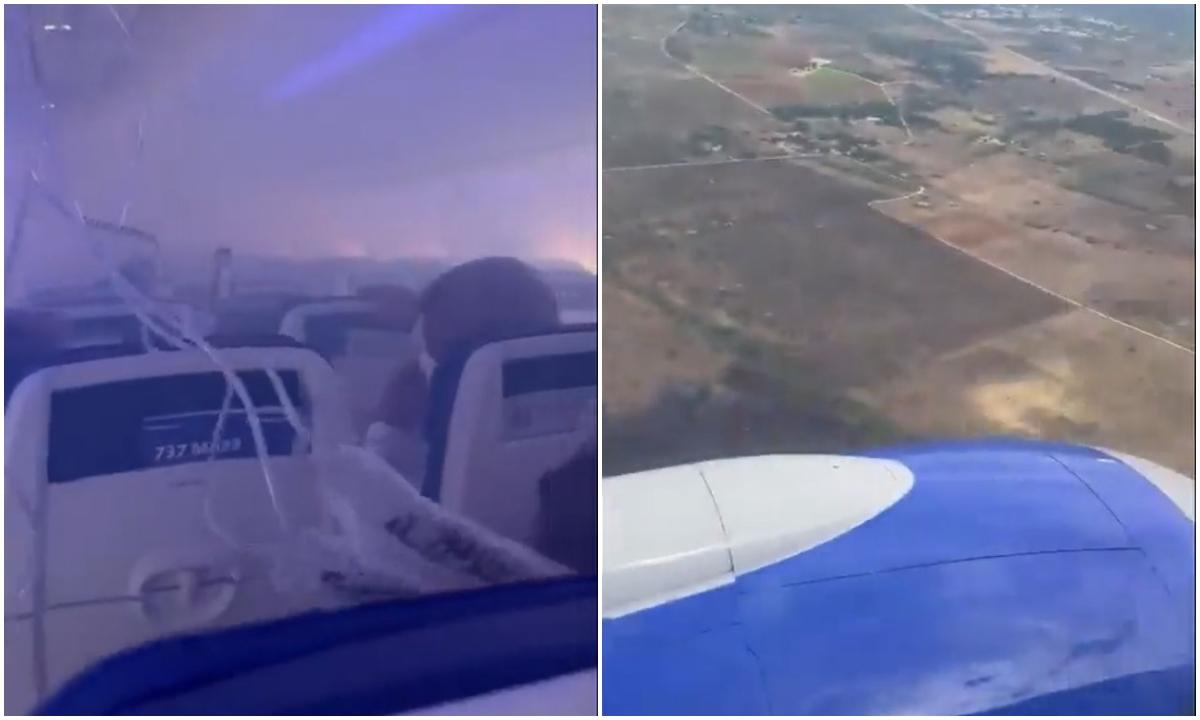 Video: pánico en avión que aterrizó de emergencia en EEUU por incendio de turbina tras despegar de La Habana