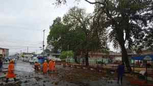 Lluvias imprevistas tumbaron ramas, reventaron guayas y originaron apagones en Barinas
