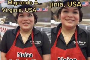 VIRAL: Puertorriqueña sorprendió al revelar cuántos dólares gana al mes en un restaurante de Virginia (VIDEO)