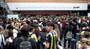 Colapso de circulación de trenes por avería en Madrid