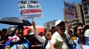 Trabajadores públicos venezolanos anuncian una semana de protestas por un salario justo
