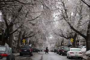 Tormenta invernal deja a más de un millón de personas sin electricidad en Canadá (Videos)