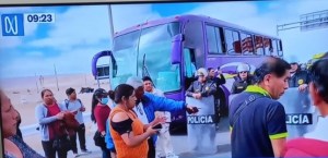 Un herido por impacto de piedra en incidentes en la frontera de Perú y Chile