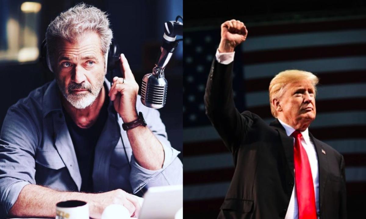 Mel Gibson hizo polémico gesto a Donald Trump que se hace viral (VIDEO)