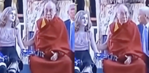 El Dalai “sobón” vuelve a ser tendencia por este polémico video en el que acaricia a una niña