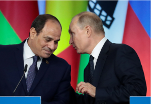 Egipto desmintió que Al Sisi ordenara producir armas para Putin