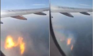 Explosión de una turbina durante vuelo en México dejó a los pasajeros conmocionados (Video)
