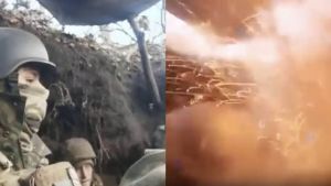 “Vivos de milagro”: poderosa bomba explota en la cara a un soldado nazi español en Ucrania (VIDEO)