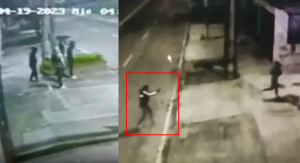 Video: el momento en que ciclista en Bogotá se defiende y abate a uno de ladrones que lo atracaron