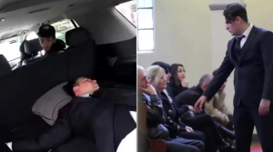Se emborrachó y recibió la broma más dura: le organizaron un funeral y le hicieron creer que estaba muerto (Video)