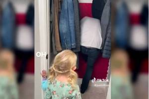 VIDEO: Padre en EEUU creó pasadizo secreto en la habitación de sus hijas, mostró a dónde lleva y sorprendió a todos