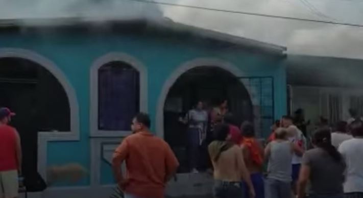 Incendio consumió la casa y se cobró la vida de una abuelita en Nicaragua