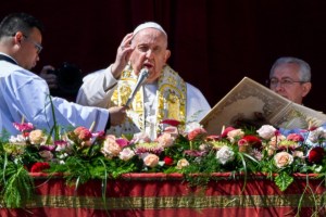 El papa Francisco pide “paz” en Ucrania y “luz” sobre Rusia durante Domingo de Resurrección