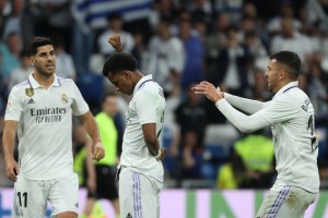 Rodrygo selló la victoria del Real Madrid con un homenaje a Vinicius
