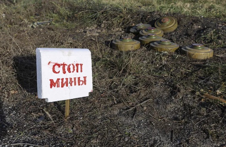 Minas antipersona han causado al menos 263 víctimas en Ucrania en 2023, según la ONU