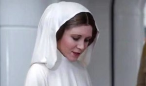 Subastarán el vestido blanco que lució Carrie Fisher en su papel de la princesa Leia en “Star Wars”
