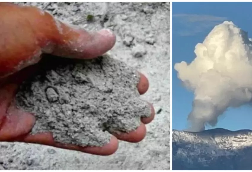 El negocio de un volcán: Venden bolsas de ceniza “recién caída del cielo” y vale un dineral