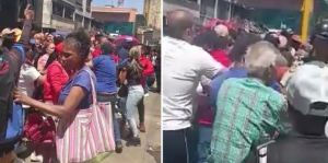 VIDEOS: Chavistas violentos atacaron a docentes que protestaban por sueldo digno en Los Teques