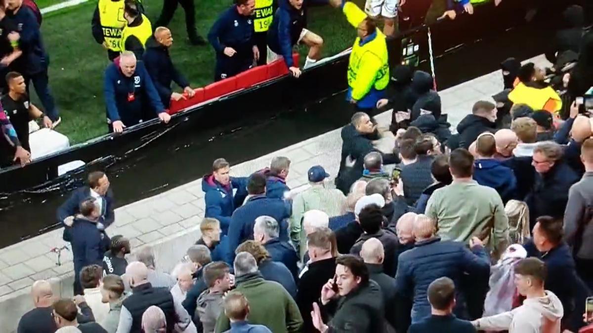 Bochorno en la Conference: Hinchas agredieron a familias de jugadores del West Ham (Video)