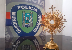 Polimaracaibo recuperó custodia de valioso objeto robado de la iglesia San Alfonso