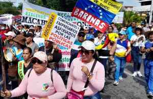 “Maduro, exijo un salario justo”: En Barinas, ningún trabajador se quedó “enchinchorrado” en su casa