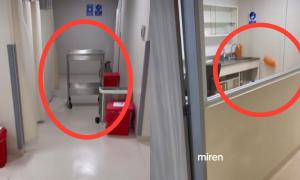 Pánico por video de supuesto fantasma moviendo objetos en hospital de México