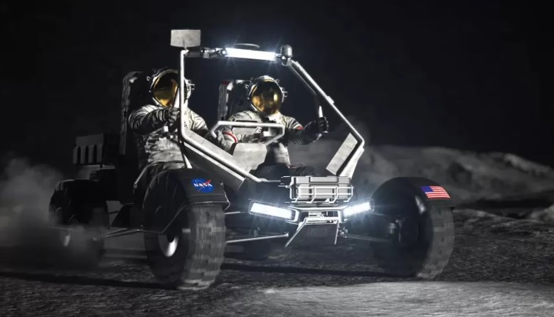El auto que la Nasa usará en la Luna se parece a los kartings de Mario Bros