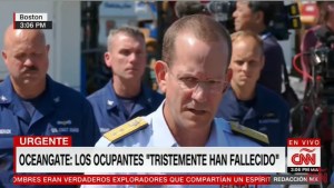 “Implosión catastrófica”: Guardia Costera de EEUU explicó cómo murieron los pasajeros del Titan
