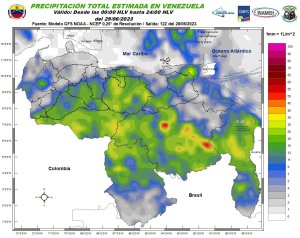 El estado del tiempo en Venezuela este #29Jun, según Inameh