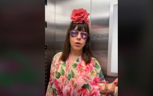 El video más viral: encerraron en un ascensor a Mimi Lazo con Elba Escobar y Amanda Gutiérrez