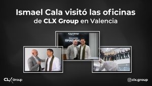 Ismael Cala visitó las oficinas de CLX Group en Valencia