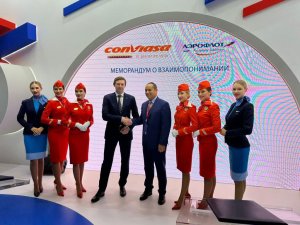 La sancionada aerolínea rusa Aereflot y Conviasa firmaron convenio para ofertar cientos de vuelos