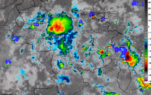 Inameh prevé abundante nubosidad con lluvias en Venezuela por paso de Ondas Tropicales este #3Jun