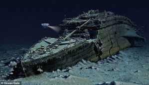 El submarino turístico pudo haberse enredado con los restos del Titanic
