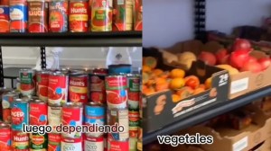 VIDEO: Joven contó cómo se puede conseguir comida gratis en EEUU y le dieron de TODO