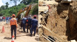 Trabajadores de la Gobernación de Miranda murieron tapiados mientras realizaba labores en la carretera vieja de Charallave