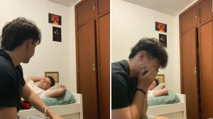 El insólito motivo, con algo de maldad, por el que un joven escondió a su novia en un armario (VIDEO)