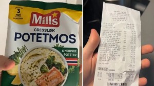 Latino mostró la factura de su compra mensual en Noruega: todo lo que se llevó y lo poco que pagó (VIDEO)