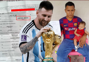 Portero hondureño le puso a su hijo el nombre de “Lionel Messi” y reveló el motivo