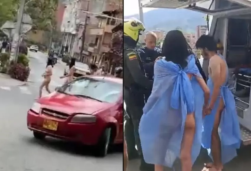 VIDEO: Revelan detalles sobre las dos mujeres que causaron una tranca en plena calle al desfilar desnuditas