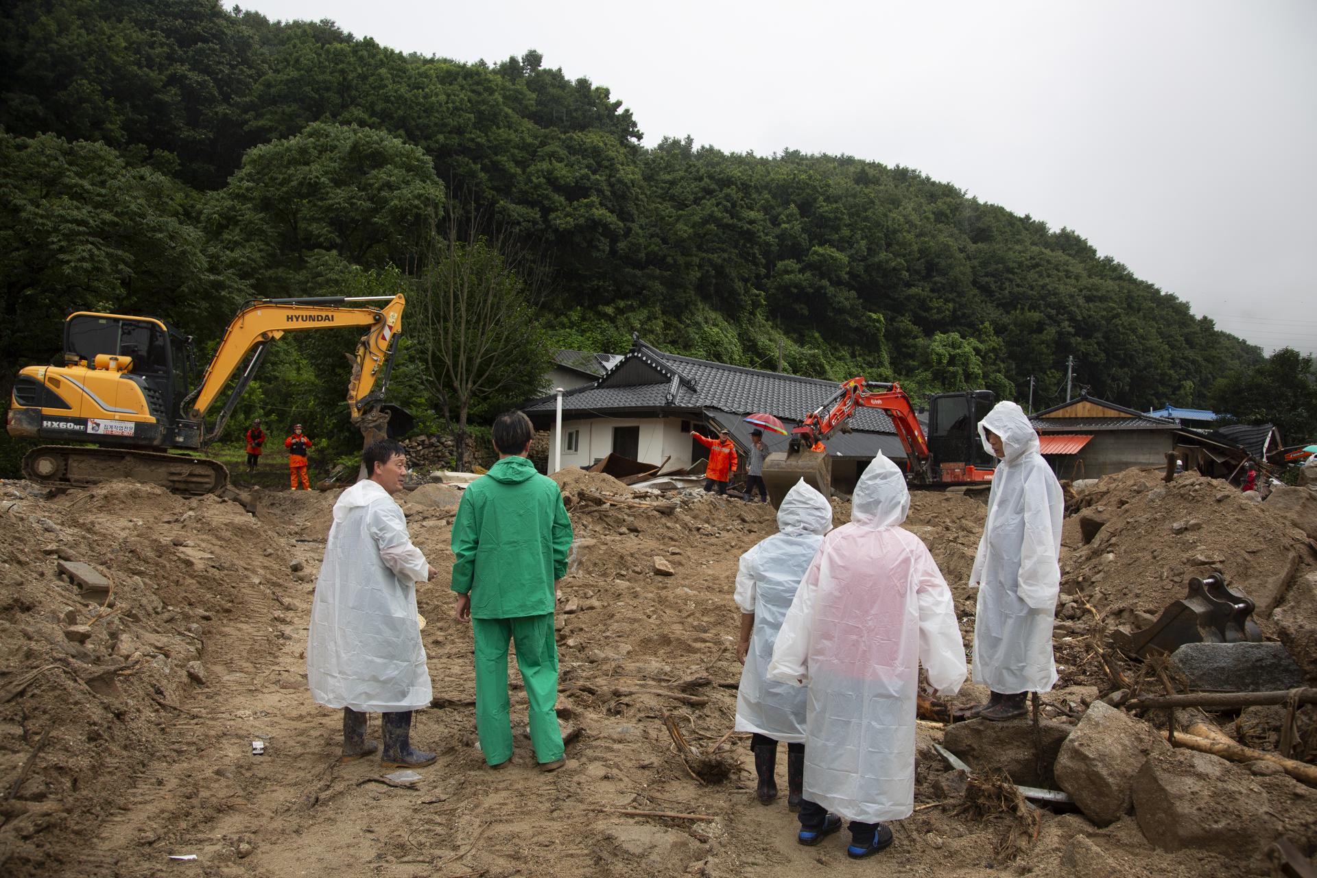 Corea del Sur suma 43 fallecidos por unas lluvias torrenciales que aún no dan tregua