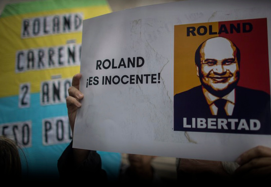 Este #23Jul se cumplen mil días de detención injusta y arbitraria de Roland Carreño