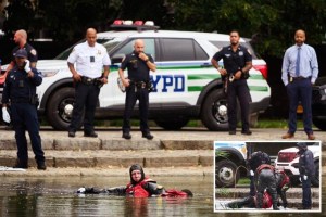 Escalofriante hallazgo en Central Park: Se toparon con un cadáver flotando en un lago poco profundo