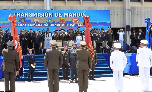 Los nuevos oficiales militares que fueron ascendidos por Maduro durante acto de transmisión de mando