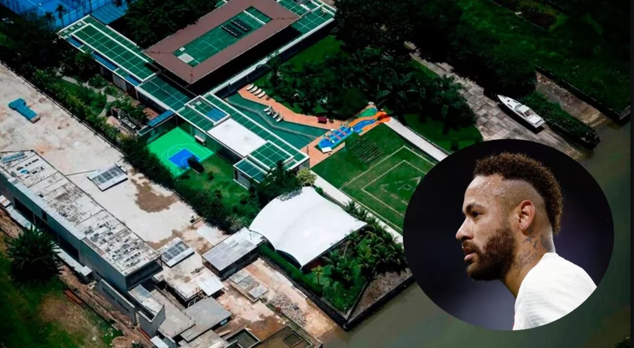 Neymar ya fue castigado por la escandalosa construcción de un lago artificial en su mansión
